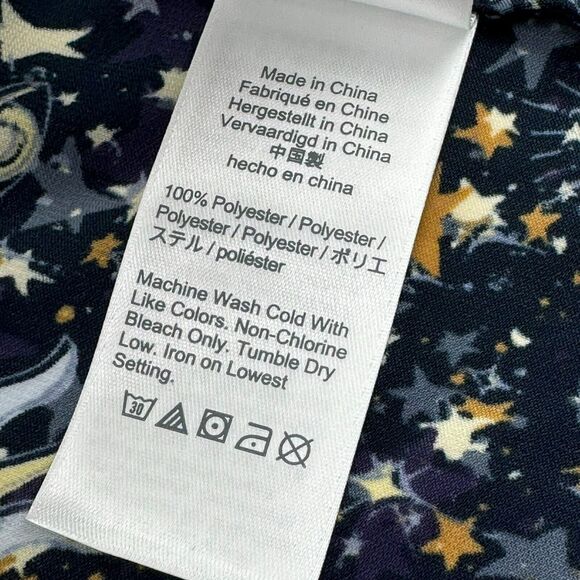 J. CREW Woman's XXL Navy Blue Celestial Easy-luxe Eco Robe Twinkling Sky Pockets - Picture 8 of 12